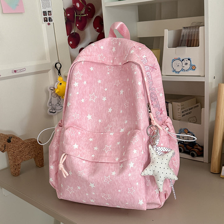 Stylish Star-Embellished Backpack Kalsten