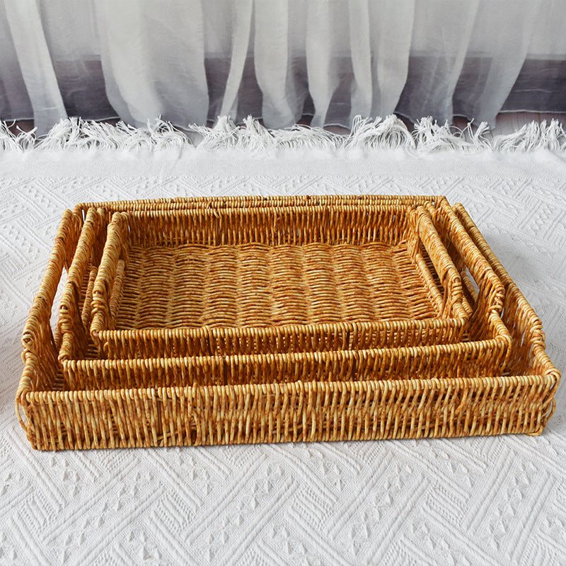 Handcrafted Woven Serving Tray Kalsten 1789539525