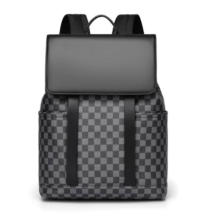 Chic Checkerboard Pattern Backpack Kalsten