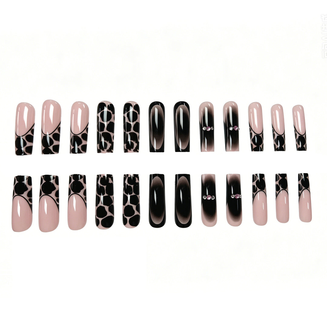 Creative 3D Leopard Print Acrylic Nail Art Extensions Kalsten