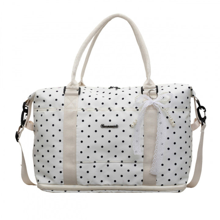 Chic Polka Dot Weekend Duffel Bag Kalsten