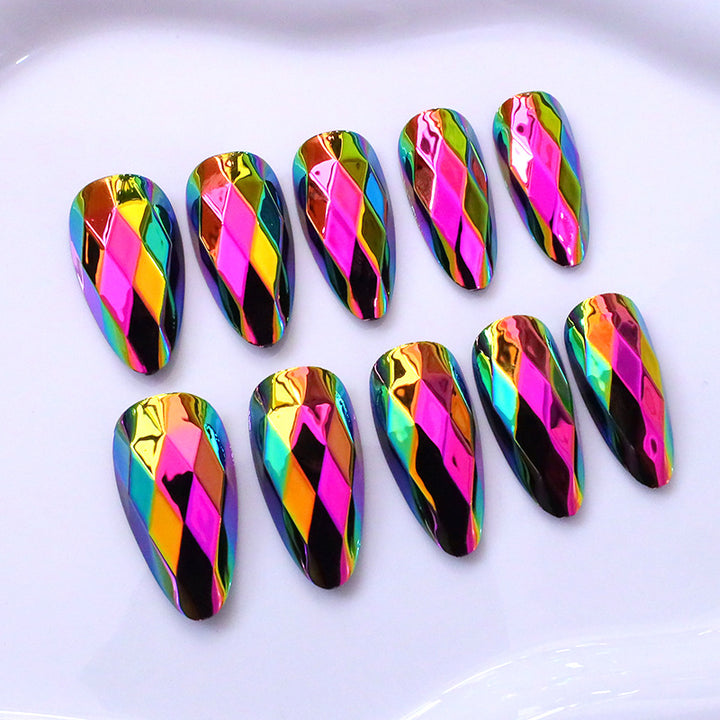 Decorative Acrylic Stiletto Nail Tips Kalsten