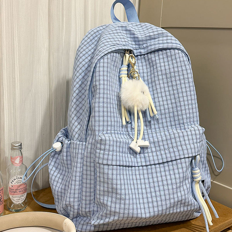 Textured Patterned Casual Backpack Kalsten