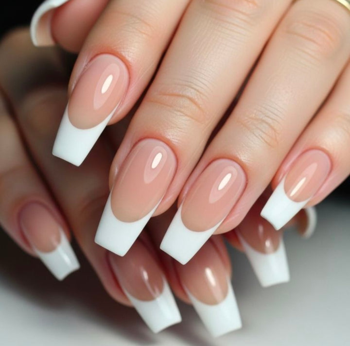 Classic Square-Shaped Press-On Nails