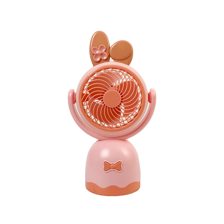 Ladies Portable Hand Fan with Cute Cat Ear Design Kalsten