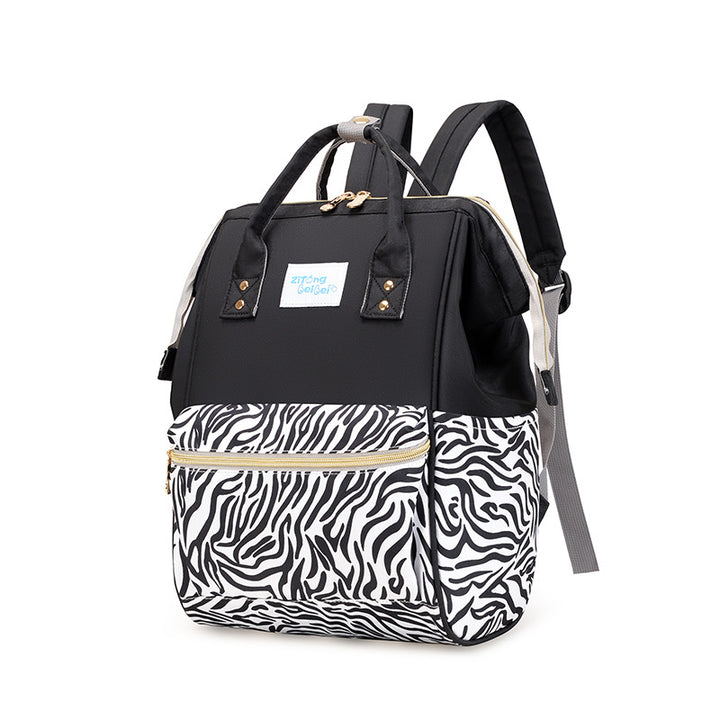 Trendy Animal Print Diaper Backpack Kalsten
