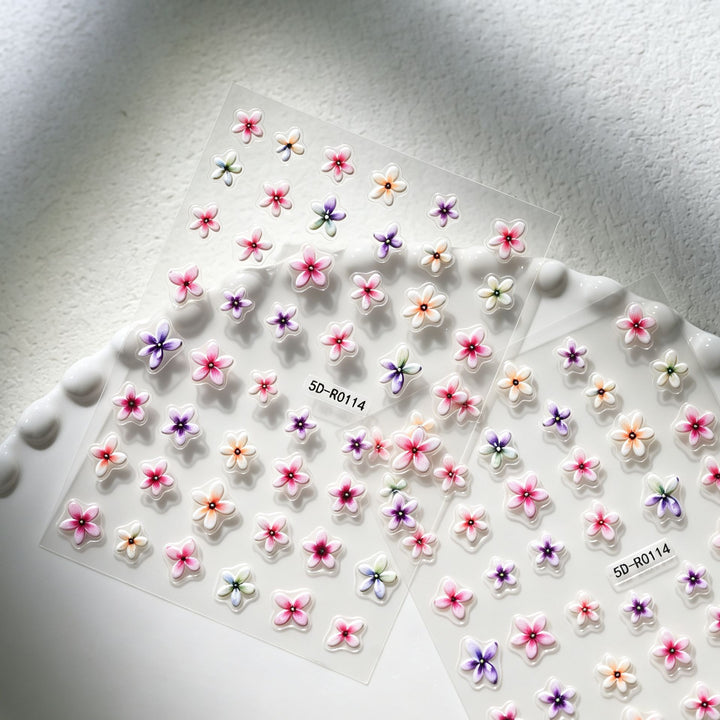 Decorative 3D Floral and Butterfly Nail Art Charms