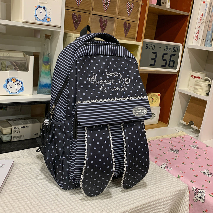Cute Bunny Ear-Themed Backpack Kalsten