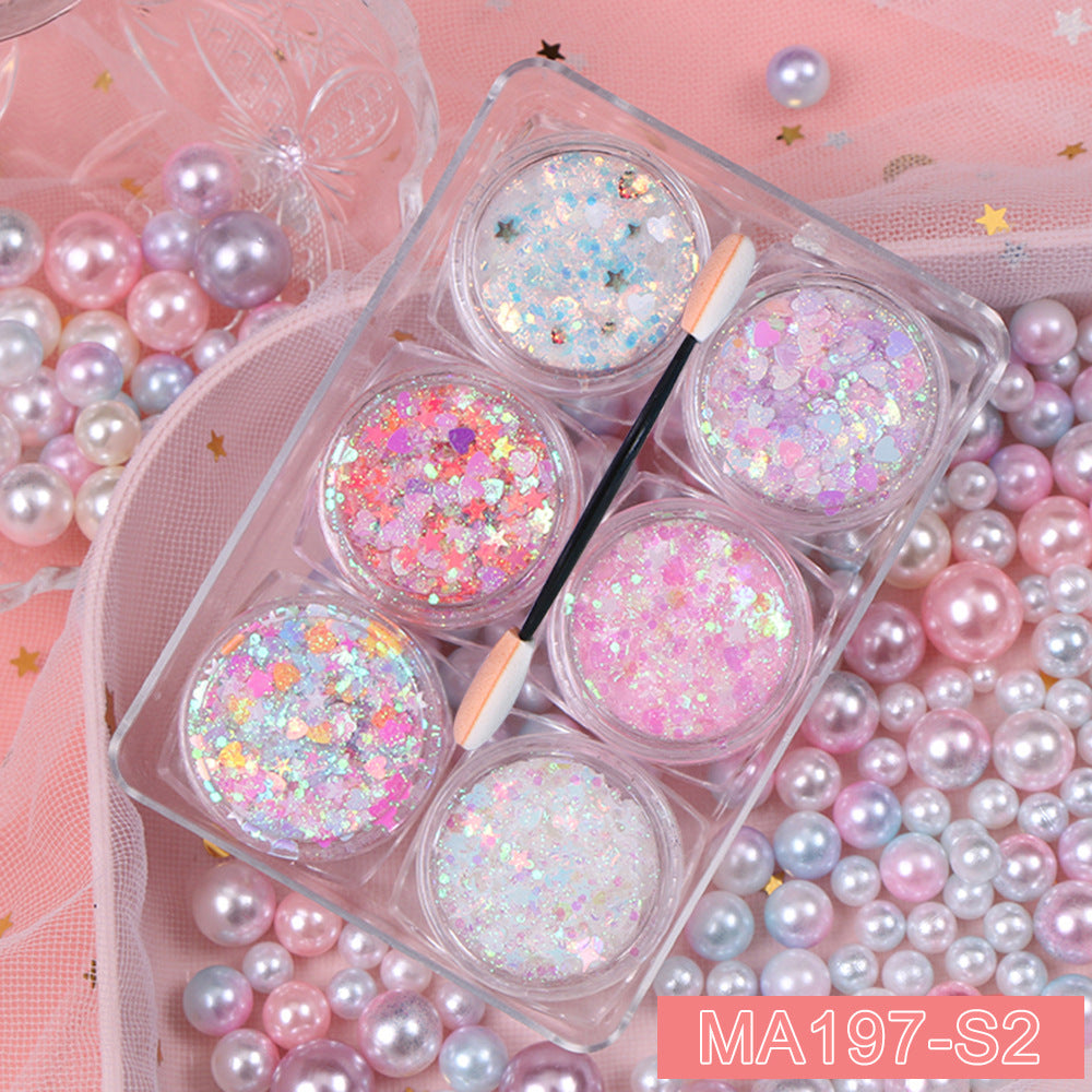 Cosmetic Glitter Flakes Set