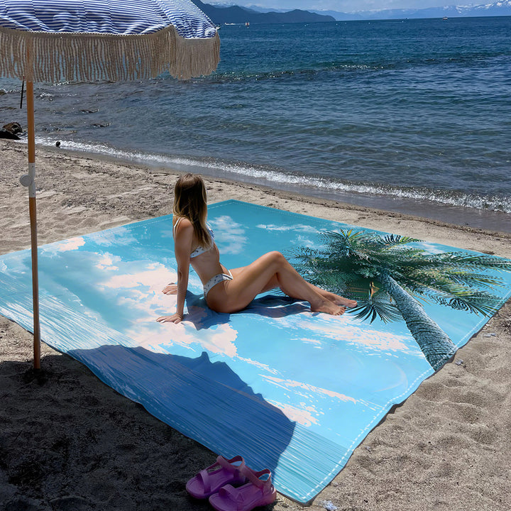 Mandala Design Beach Mat Kalsten