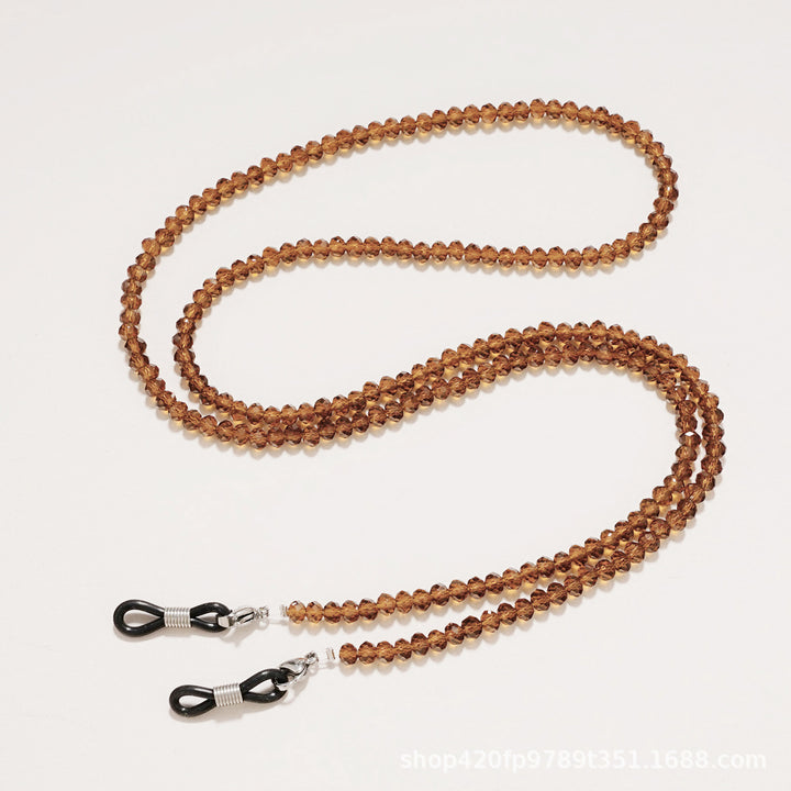 Dual-Strand Gemstone Glasses Chain kalsten
