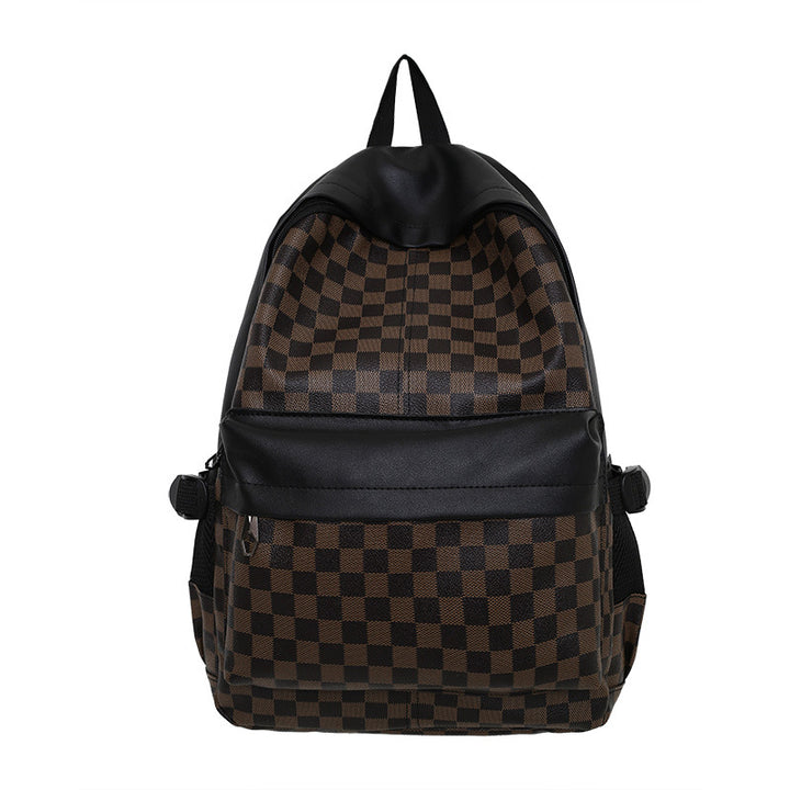 Stylish Checked Pattern Backpack Kalsten