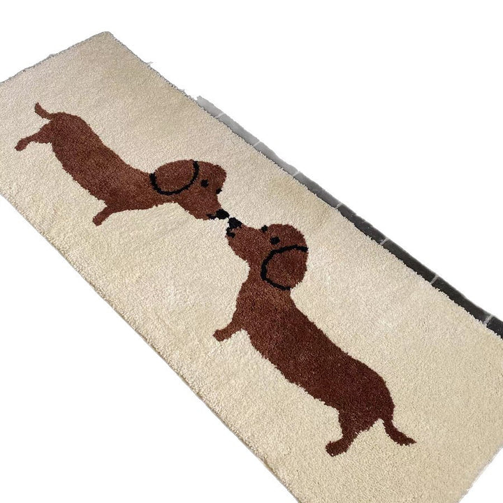 Adorable Dog-Themed Bath Mat Kalsten