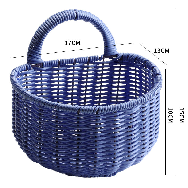 Chic Woven Storage Basket with Ergonomic Handle Kalsten