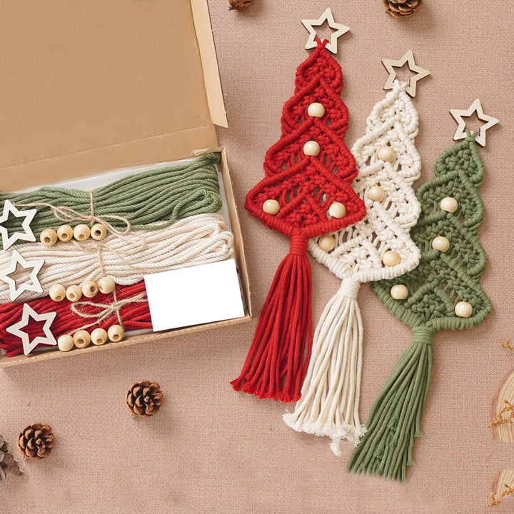 Macrame Christmas Tree Ornament Kit Kalsten