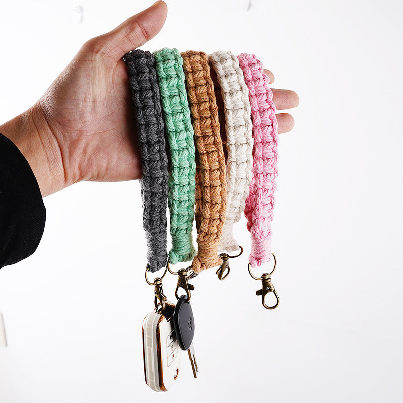 Handwoven Macrame Keychain Holder Kalsten
