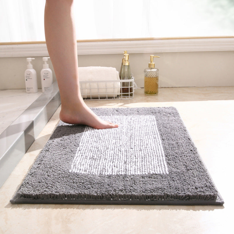 Plush Textured Bath Mat