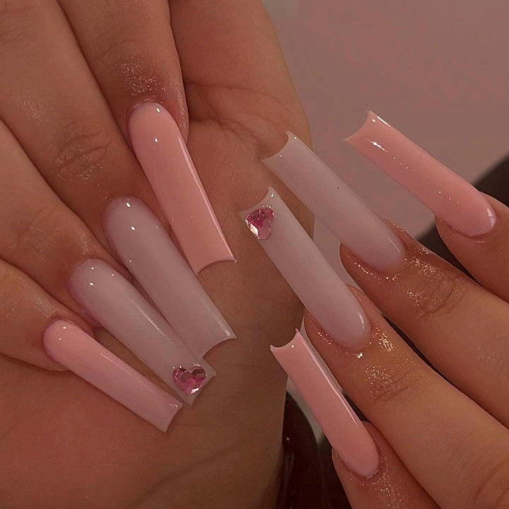 Ornate Butterfly-Inspired Acrylic Nail Extensions Kalsten