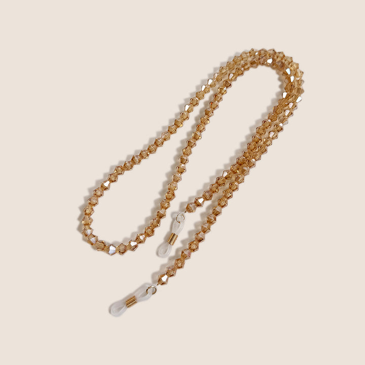 Beaded Eyewear Chain with Clear Tips Kalsten