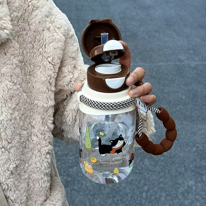 Ladies Leakproof Drinking Bottle with Animal Motifs Kalsten