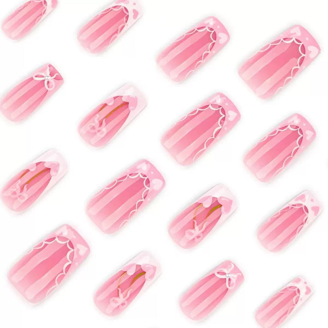 Elegant Press-On Nail Art Set