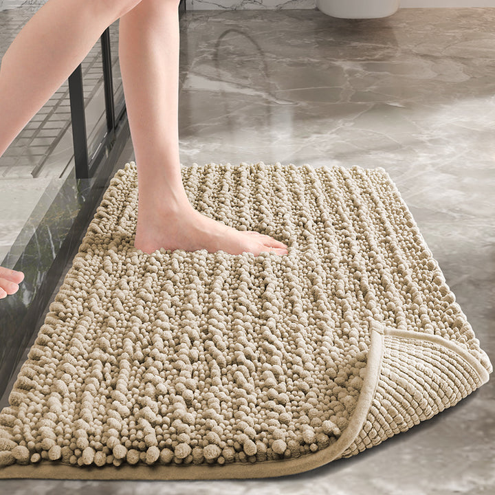 Luxurious Textured Bath Mat for Indoor Bathroom Use