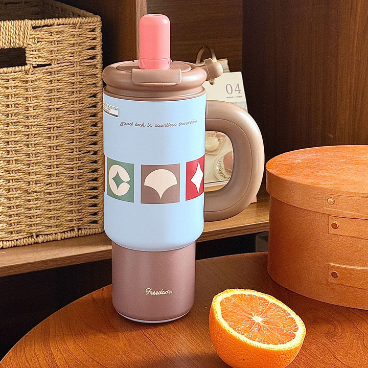 Women Practical Drinking Containers with Innovative Carry Handle Kalsten