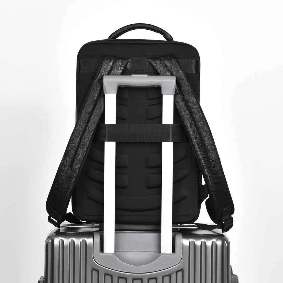 Elegant Leather Laptop Backpack