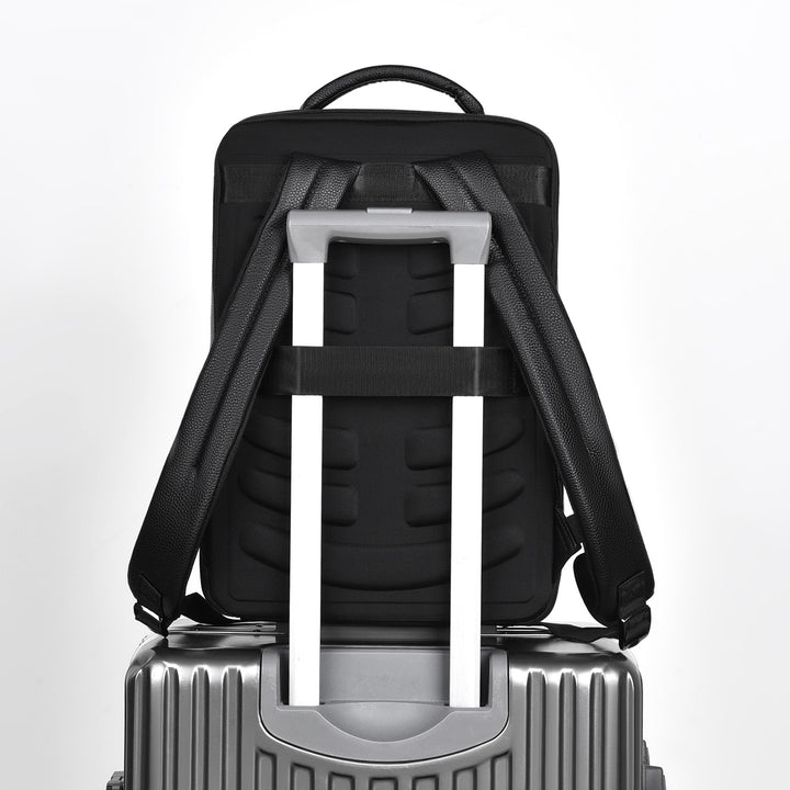 Elegant Leather Laptop Backpack