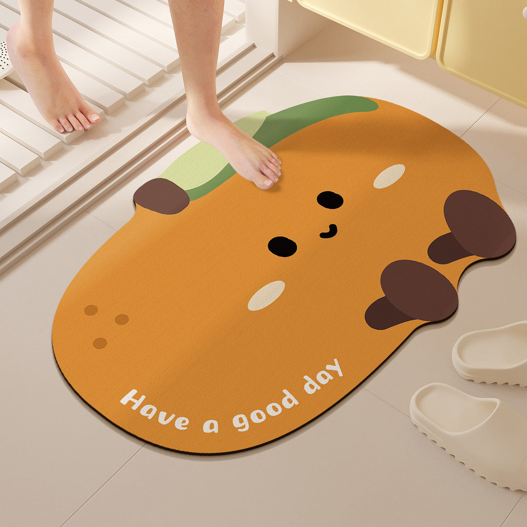 Cute Cartoon Character Floor Mat