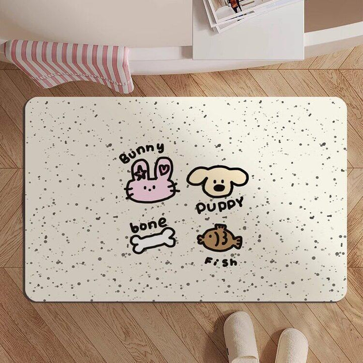Playful Animal-Themed Area Mat