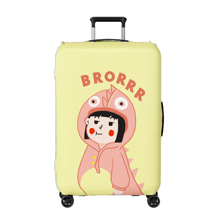 Unisex hard-shell travel suitcase with creative ice cream design Kalsten