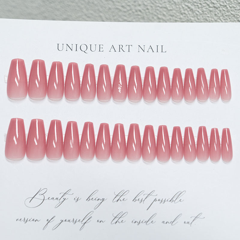 Natural Glossy Press-On Nails