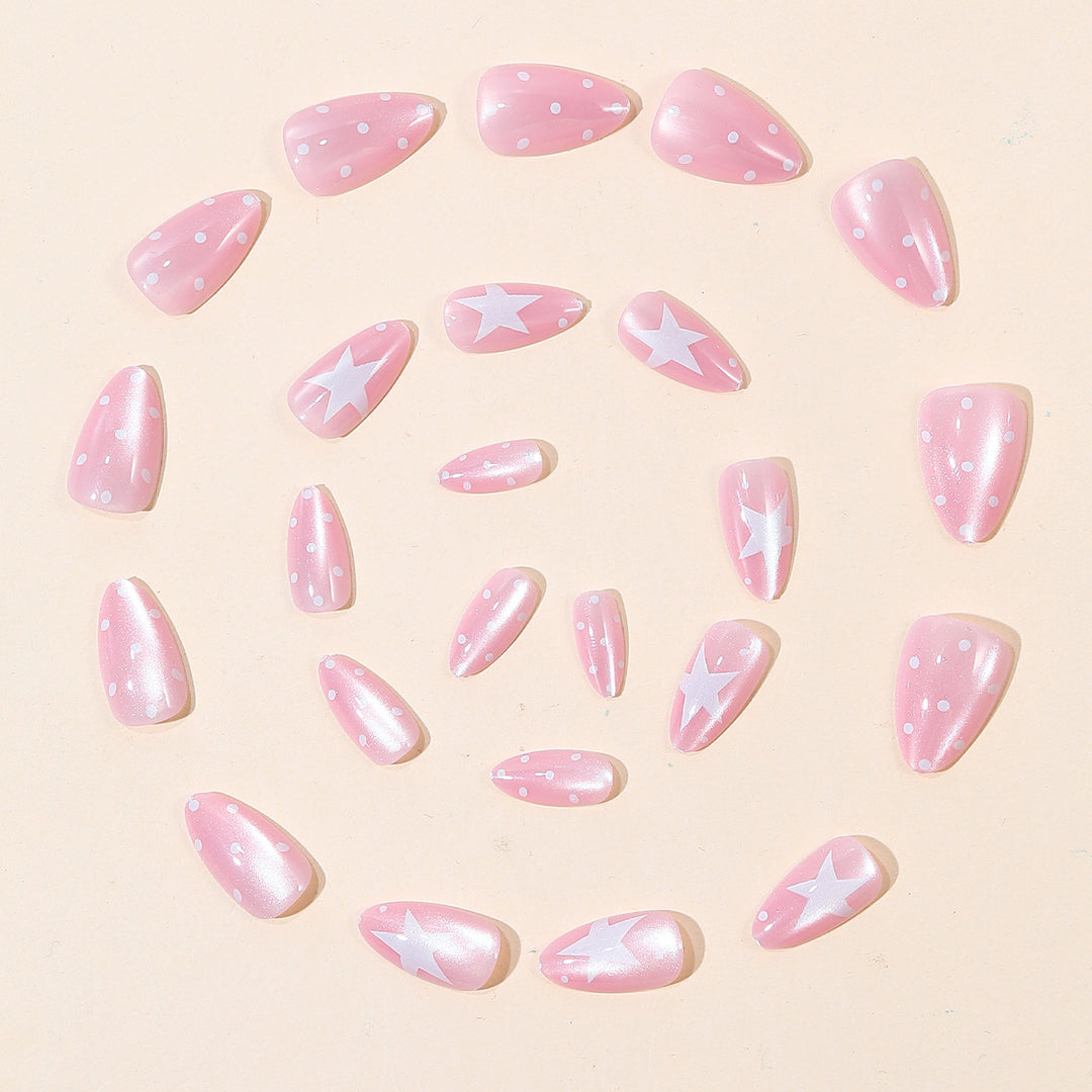Starry Patterned Nail Art Kalsten