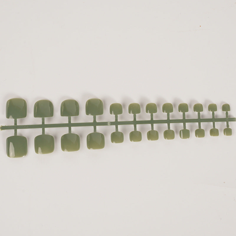 Glossy Square Press-On Nail Art Kalsten
