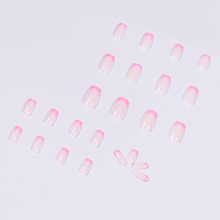 Artificial nail art with elegant French tip Kalsten