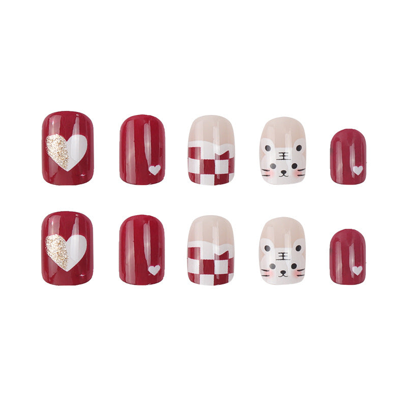Creative Themed Press-On Nail Art Kalsten