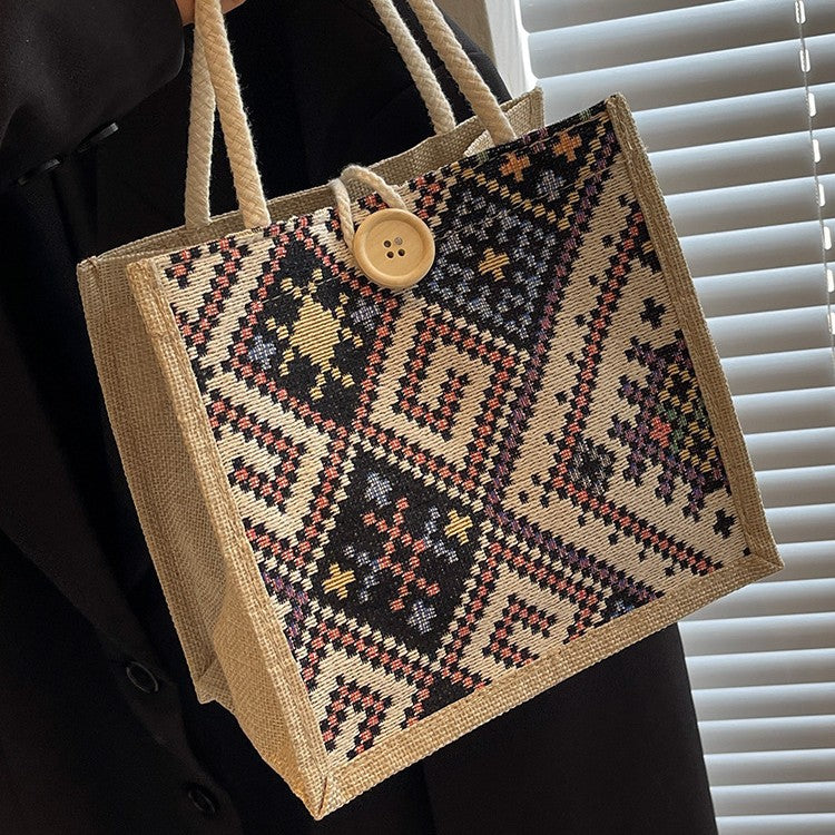 Artisan Textile Mini Tote Bag