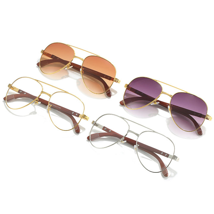 Ladies elegant pilot sunglasses with fine metal frame and UV protection Kalsten