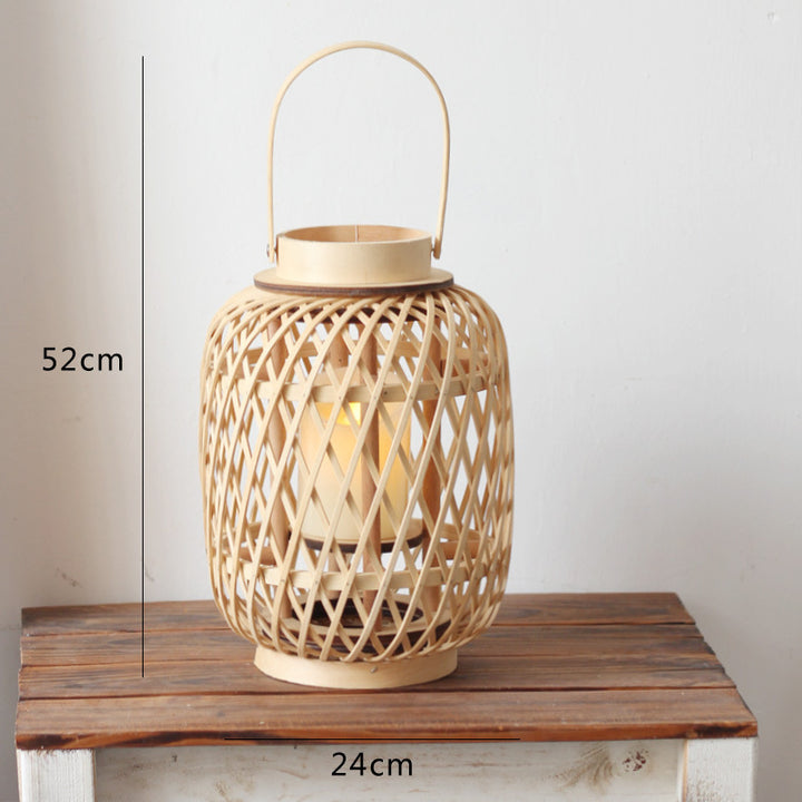 Handmade Rattan Lantern Kalsten