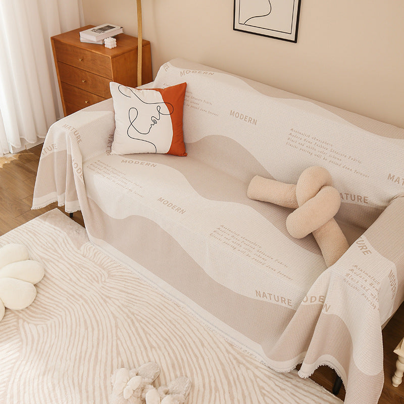 Premium Textured Sofa Throw Cover
