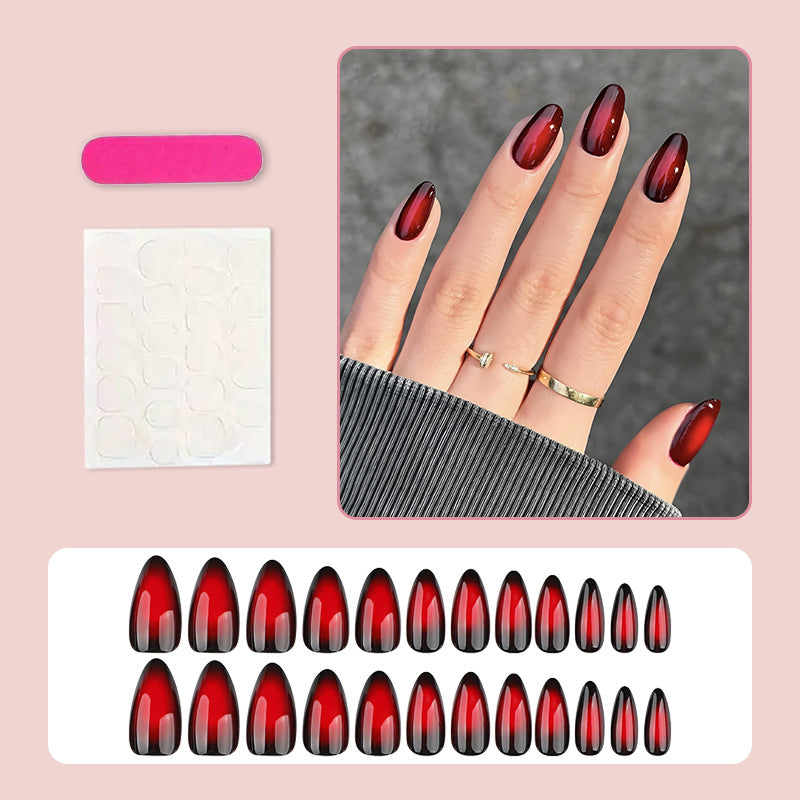 Acrylic nail set with glamorous gradient Kalsten