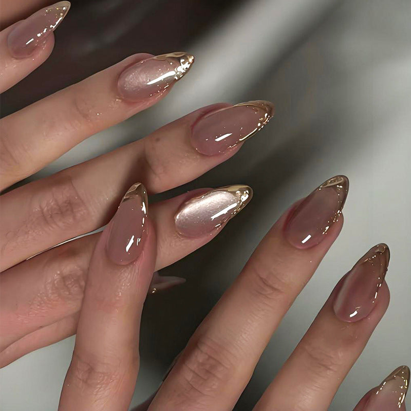 Elegant Stiletto Gel Press-On Nail Set Kalsten