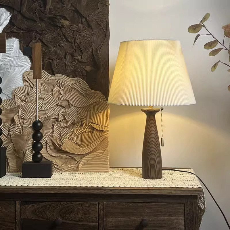 Modern Minimalist Table Lamp with Unique Textured Shade