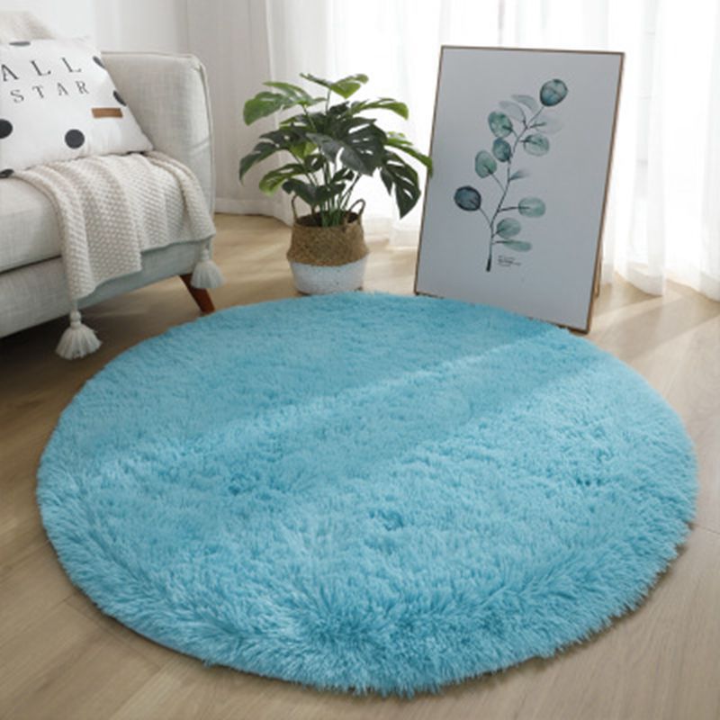 Plush Round Area Rug