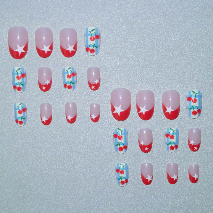 Cherry Blossom-Themed Nail Art Kit