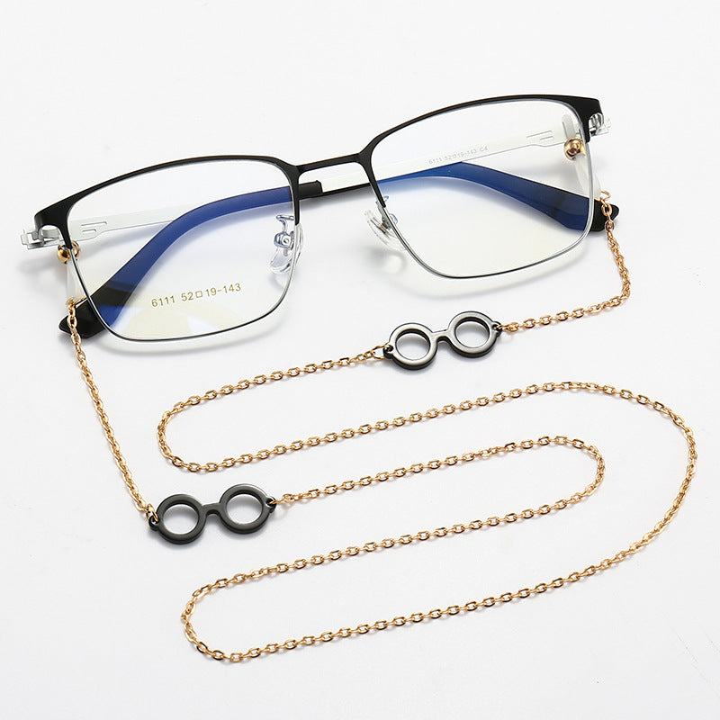 Stylish Eyewear with Decorative Chain Kalsten
