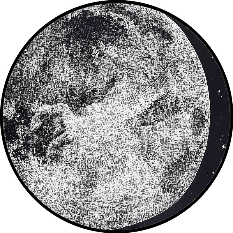 Artistic Unicorn Moon Wall Decoration