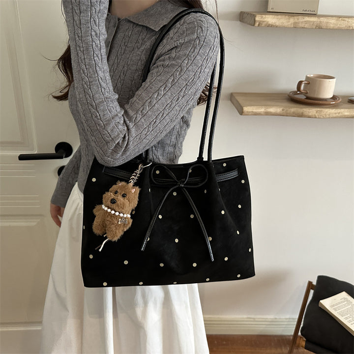Polka Dot Decorative Tote Bag