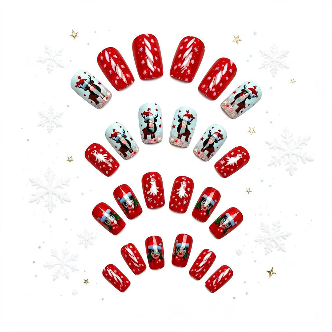 Creative Festive Character Nail Art Kalsten